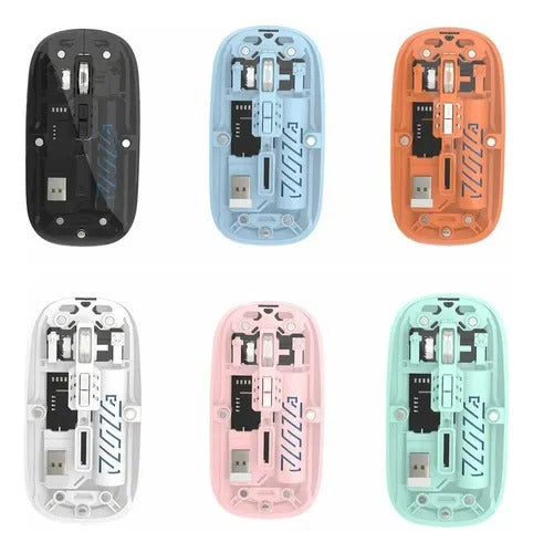 MOUSE INALÁMBRICO BLUETOOTH + USB 2 EN 1 DN-K501