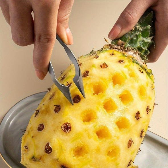 PINZA METÁLICA PARA FRUTAS