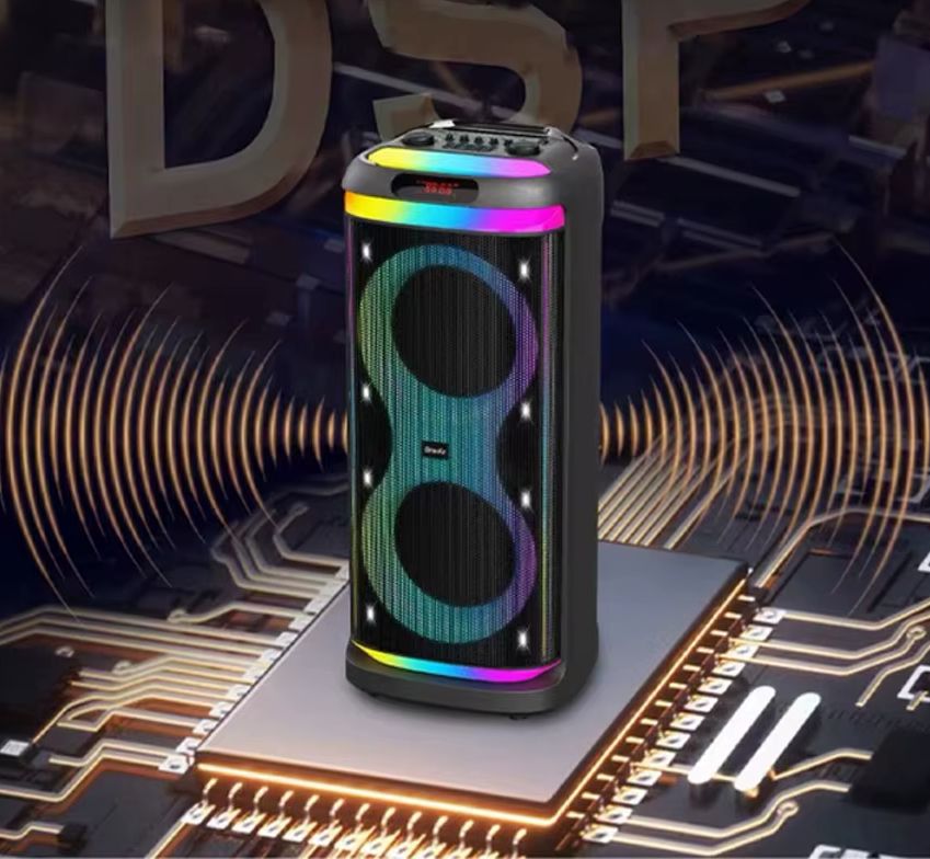 PARLANTE BLUETOOTH CON MICRÓFONOS