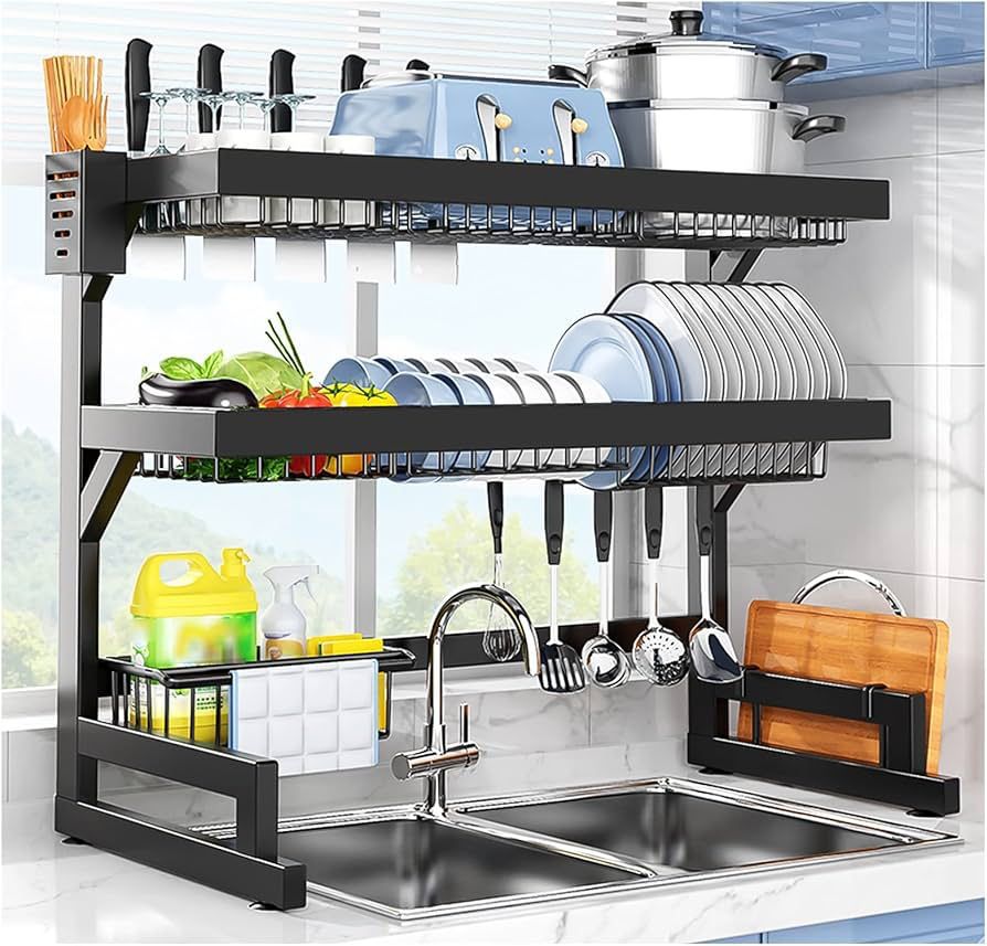 RACK ORGANIZADOR PARA FREGADERO DE 2 NIVELES