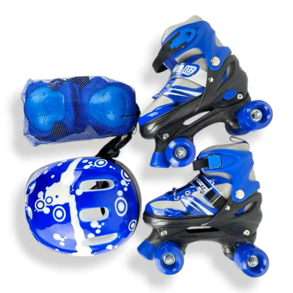 PATINES 4 RUEDAS + KIT DE PROTECCIÓN ~SF1818