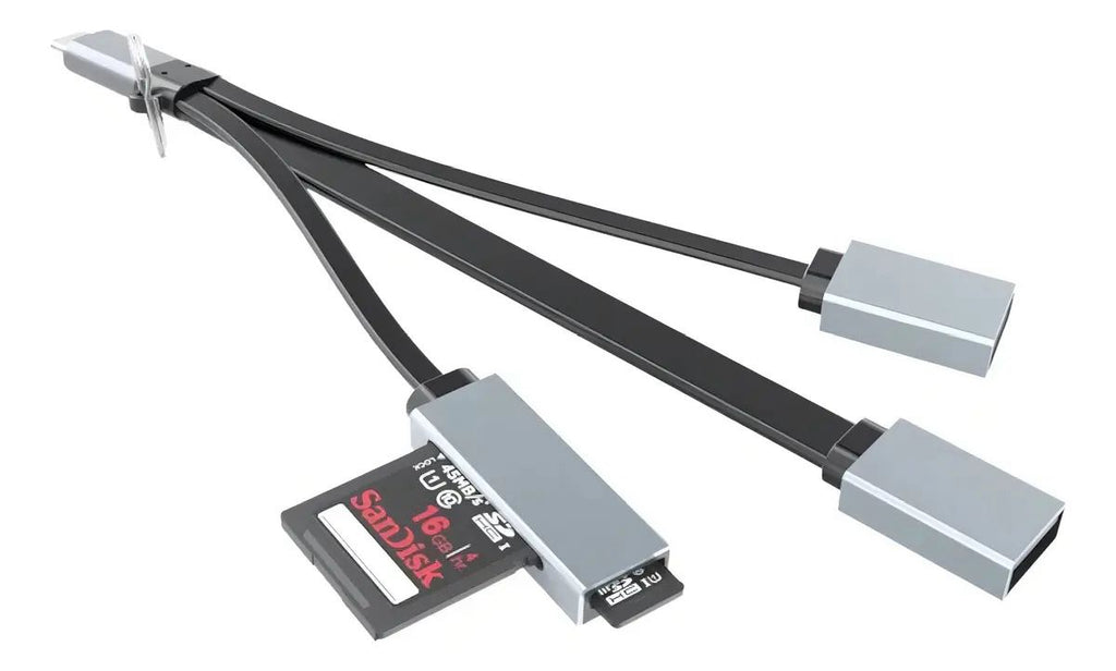 ADAPTADOR HUB USB-C 4 EN 1 MODELO HC-06C