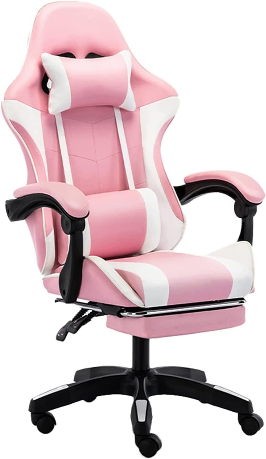 SILLA GAMER ERGONOMICA CON REPOSA PIES