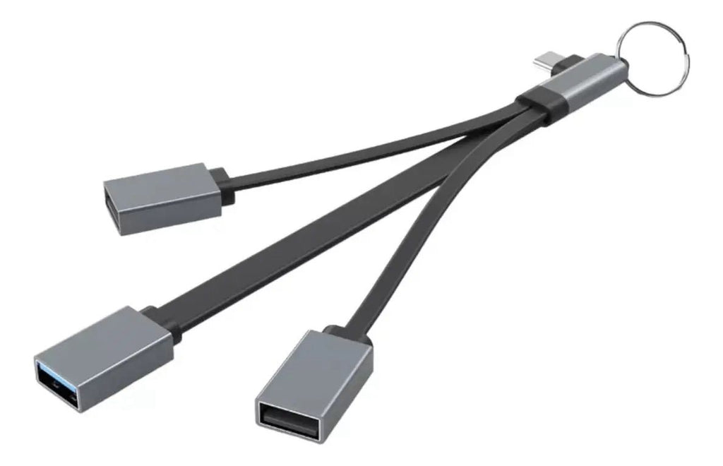ADAPTADOR HUB USB-C 4 EN 1 MODELO HC-06C