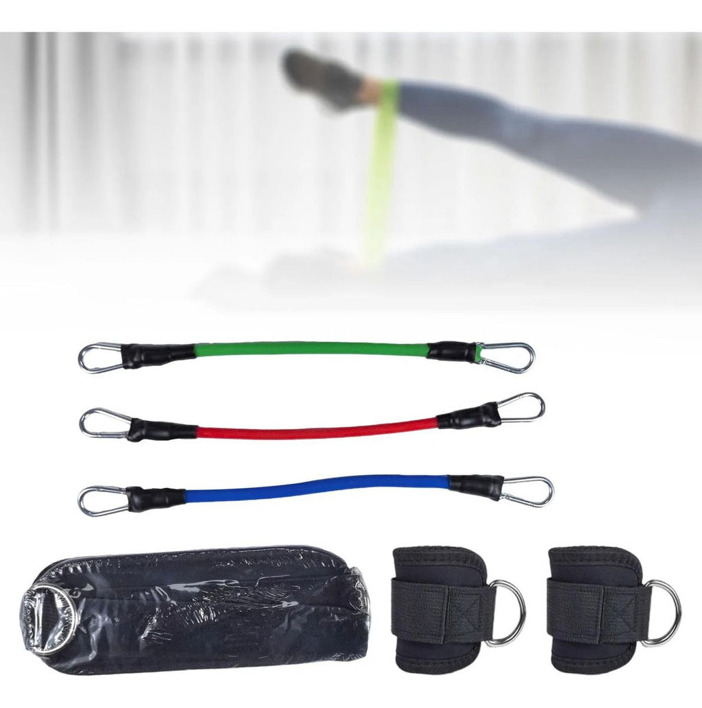 SET DE LIGAS PARA EJERCICIOS DE PIERNAS 5 EN 1