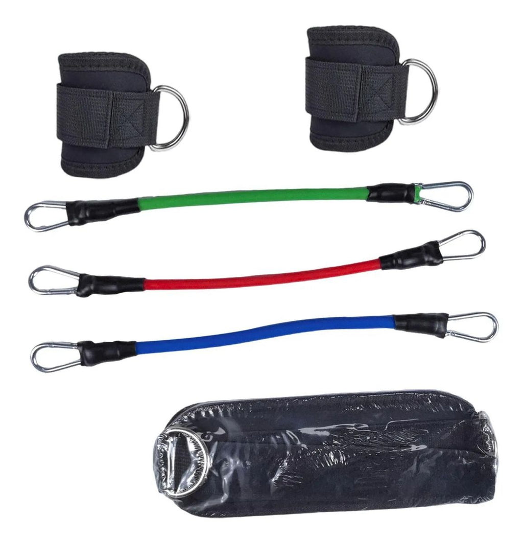 SET DE LIGAS PARA EJERCICIOS DE PIERNAS 5 EN 1