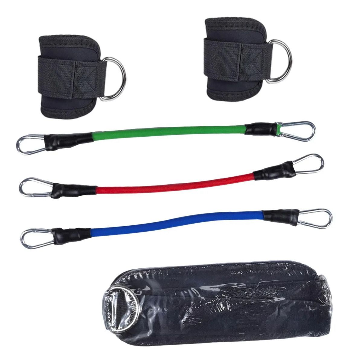 SET DE LIGAS PARA EJERCICIOS DE PIERNAS 5 EN 1