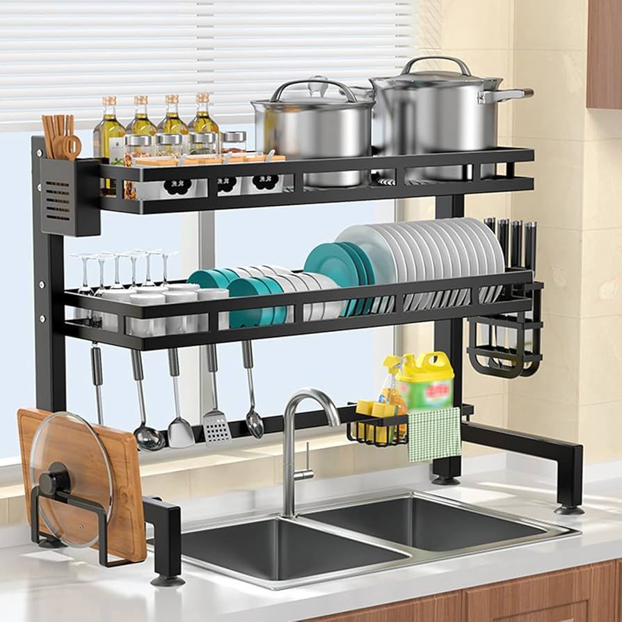 RACK ORGANIZADOR PARA FREGADERO DE 2 NIVELES