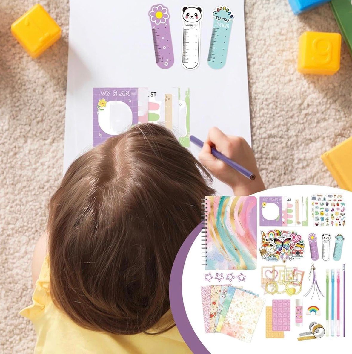 AGENDA DIY JOURNAL BOOK PERSONALIZABLE CON ACCESORIOS