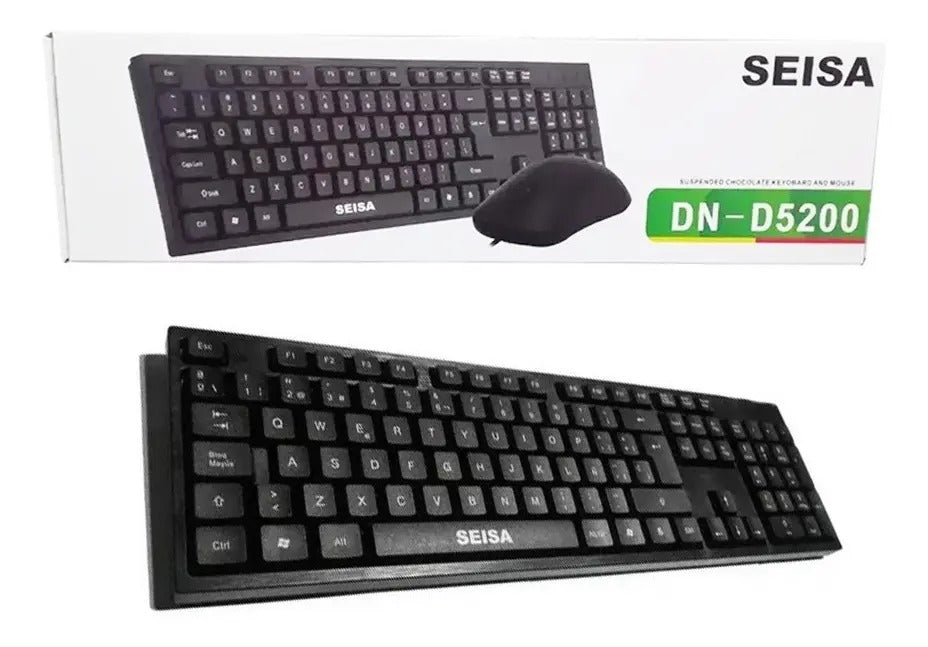 KIT TECLADO CON MOUSE CON CABLE DN-D5200