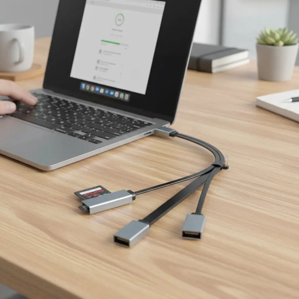 ADAPTADOR HUB USB-C 4 EN 1 MODELO HC-06C