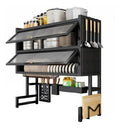RACK PARA FREGADERO CON DOBLE TAPA ACRÍLICA