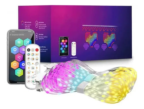 CORTINA DE LUZ INTELIGENTE CON BLUETOOTH