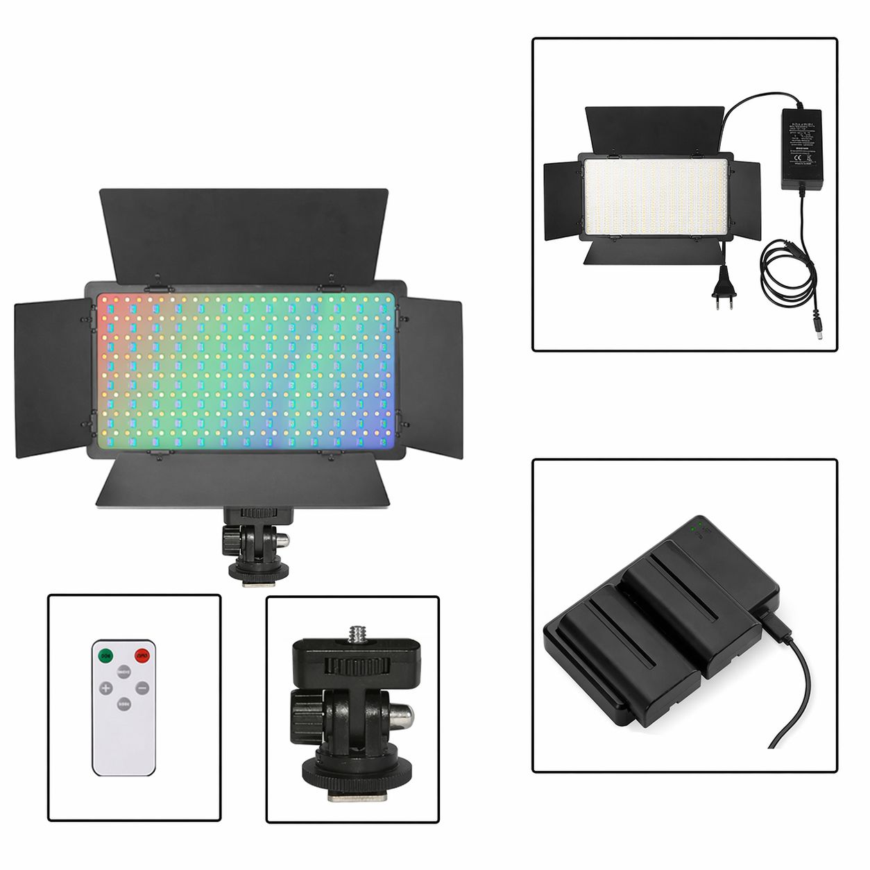 PANEL LED 50W RGB CON TRÍPODE