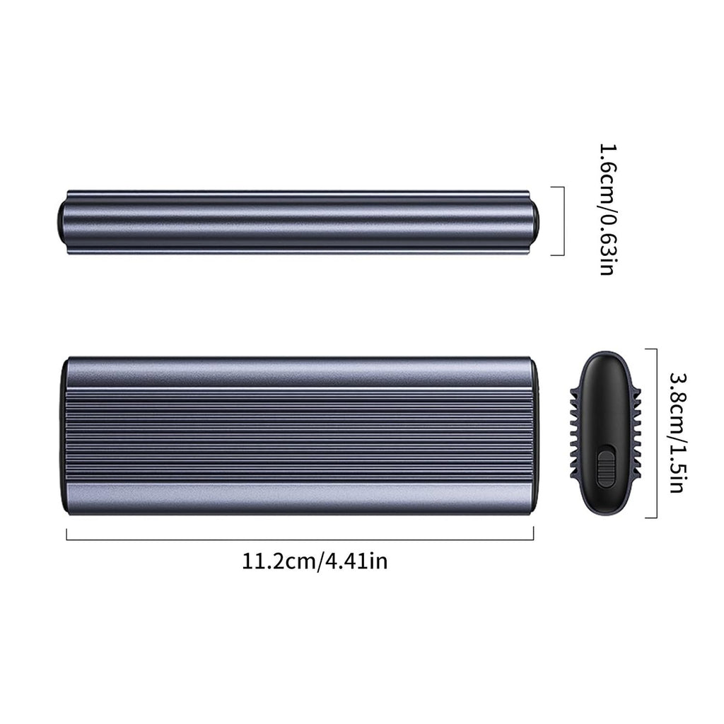 CASE USB-C PARA SSD M.2 SATA/NVME DN-K2602