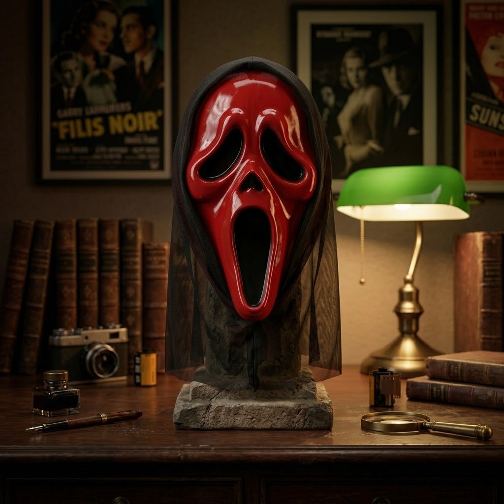 MÁSCARA DE SCREAM ROJA